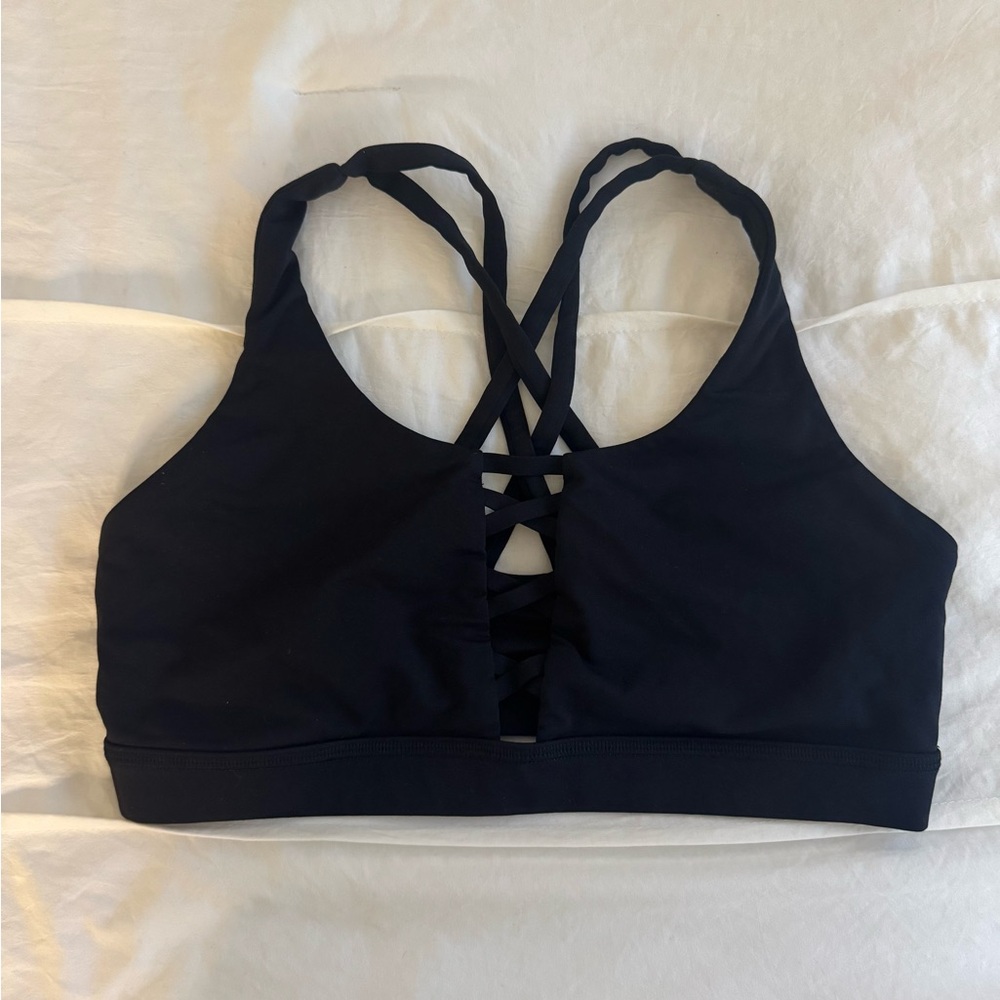 Lululemon Black Energy Bra Worn Once